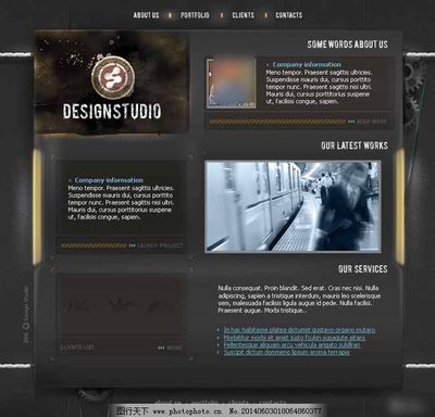 创意工厂设计工作室 打造卓越网页与网站设计的专业模板